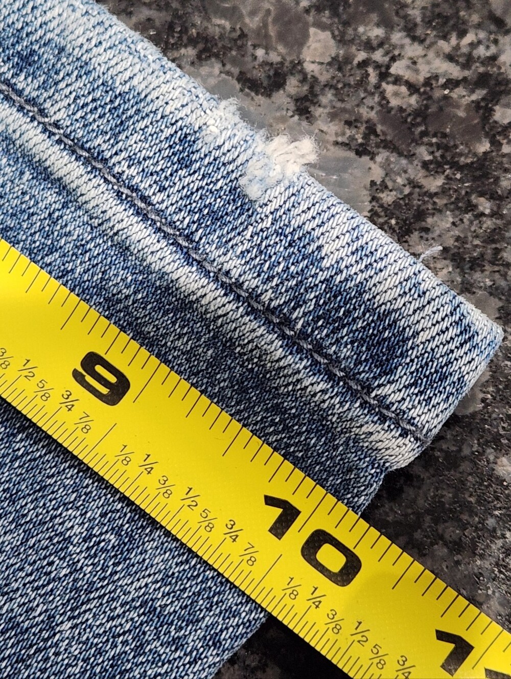 VERVET Leslie High-Rise Wide Leg Jeans - Light Blue Distressed - Picture 12 of 12